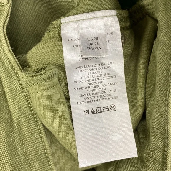 FP We the Free Olive Green Skinny Jeans